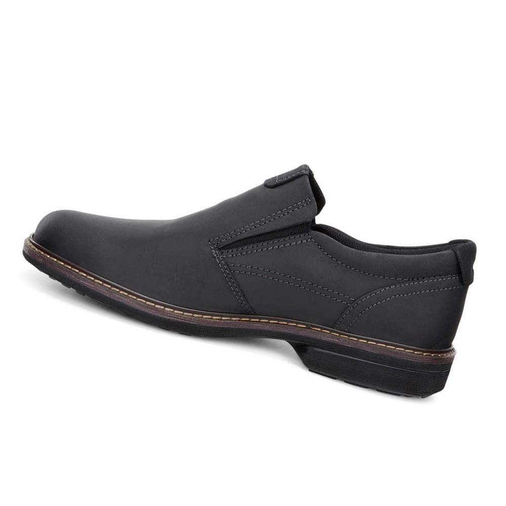 Ecco Turn Slip-on Fritidssko Herre Svarte | NO 503RVD